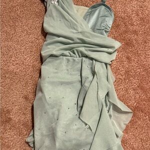 Weissman Elegant Green Dance Costume